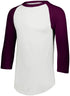 Augusta Sportswear Youth Baseball Jersey 2.0 (4421), Color 'White/Maroon'